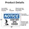 Signmission Stay Off Spa Cover, 18 in W x Rectangle, Aluminum OS-2PACK-NS-A-1218-L-18438 - alternate 7